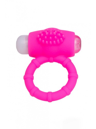 Toyfa A-Toys - виброкольцо с шипами, 2.5 см (розовое)