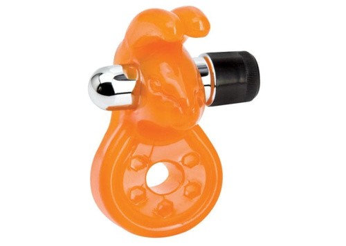 Topco Sales Baxter Vibrating Cock Ring - виброкольцо, 6х2.5 см (оранжевый) - sex-shop.ua