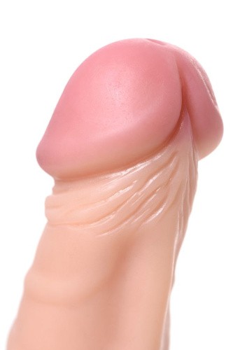 Toyfa Realstick Nude  - Реалистичный вибратор с выносным пультом на проводе, 20х4.5 см