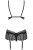 Obsessive Mixty set - кружевной эротический комплект, S/M (чёрный)