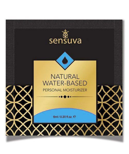Sensuva - Natural Water-Based - Пробник лубриканту на водній основі, 6 мл - купити в Україні | Секс шоп SEX-SHOP.ua