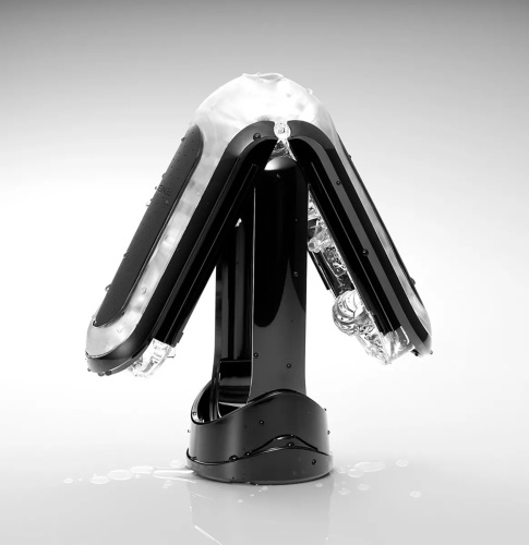 Tenga Flip Zero Electronic Vibration Black, мастурбатор с изменяемой интенсивностю, раскладной, 18х7.5 (чёрный)