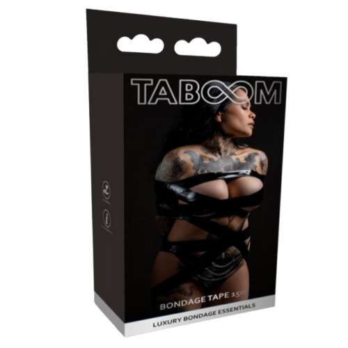 Taboom Bondage Tape - бондажний скотч, 15 м (чорний)
