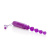 CalExotics Vibrating Pleasure Beads - анальна ялинка з вібрацією, 11х2 см (фіолетовий)