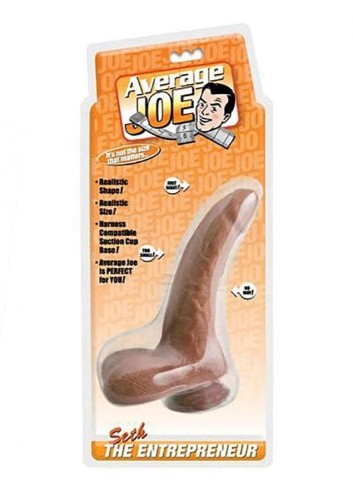 Фаллоимитатор Average Joe The Entrepreneur, Seth 15.2х4.4 см.