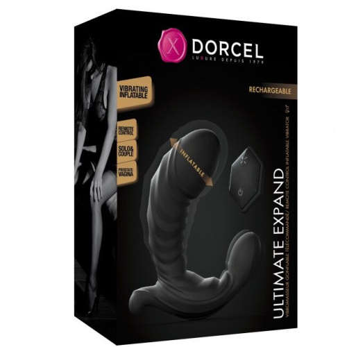 Dorcel Ultimate Expand універсальний вібратор з надувним стволом до 5.2 см в діаметрі