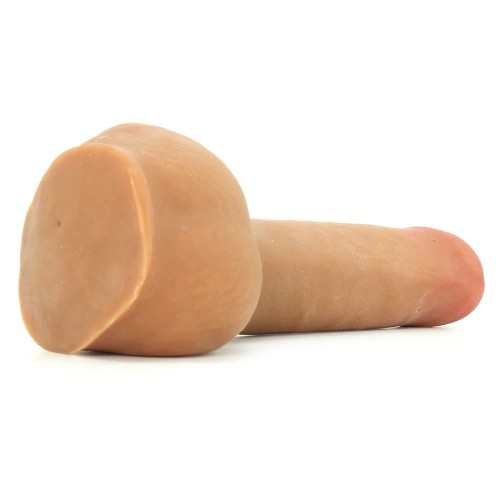 Фаллоимитатор из киберкожи CyberSkin CyberCock with Balls, 15,25х4,1 см