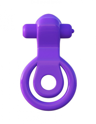 Pipedream Lovely Licks Couples Ring Purple - двойное виброкольцо, 9х2 см (фиолетовый)