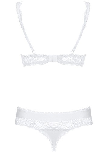 Obsessive Miamor set - Комплект эротического белья, S/M (белый)