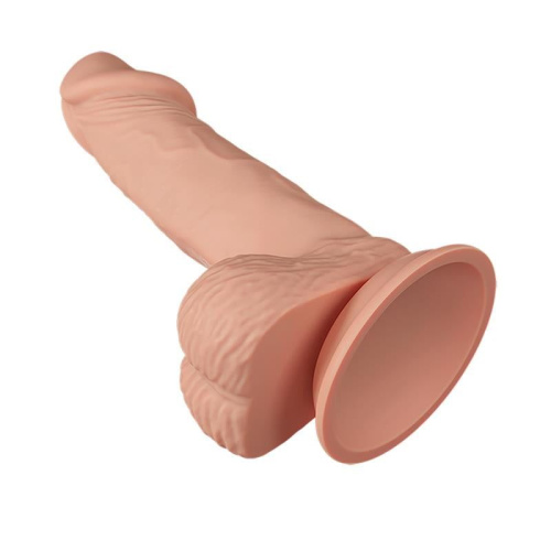 Beautiful Encounter Dildo Flesh - Реалистичный фаллос на присоске, 19,4 см (телесный)