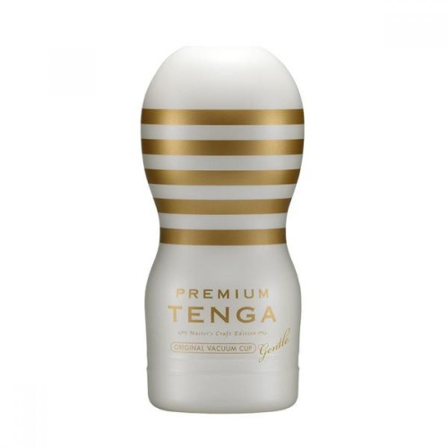 Tenga Premium Original Vacuum Cup Gentle - мастурбатор, 15,5х6.9 см. (белый)