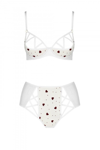 Passion Lovelia Bikini - Комплект білизни, S/M (білий) - купити в Україні | Секс шоп SEX-SHOP.ua