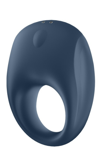Satisfyer Strong One - эрекционное смарт-кольцо с вибрацией, 7.4х2.5 см (синий) - sex-shop.ua