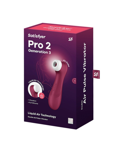 Satisfyer Pro 2 Generation 3 with Liquid Air - Вакуумний кліторальний стимулятор 3 покоління - купити в Україні | Секс шоп SEX-SHOP.ua