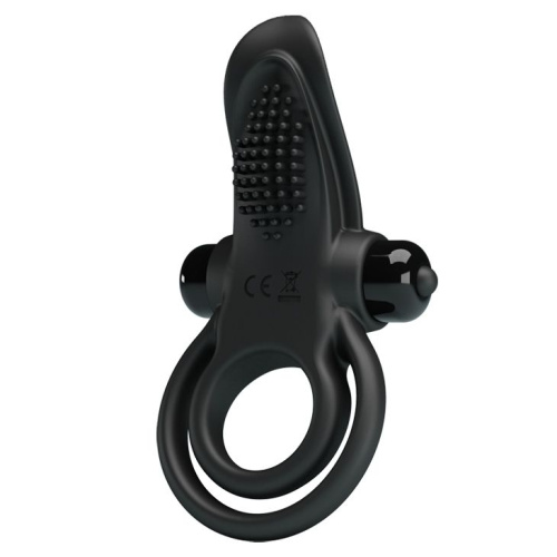 LyBaile Pretty Love Vibro Penis Ring Black – Эрекционное кольцо, 11,3х5,6 см (черный)