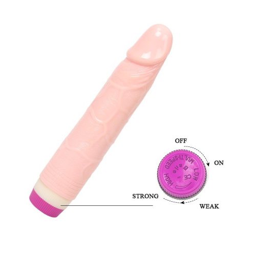 Waves Of Pleasure Fantasy Vibe - Вібратор, 20.5х3.7 см (тілесний) - купити в Україні | Секс шоп SEX-SHOP.ua