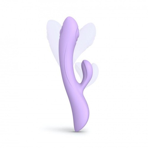 Love To Love Bunny & Clyde viva-mauve - Вибратор-кролик, 12х3.3 см (сиреневый)