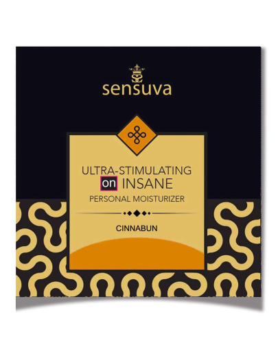 Sensuva Ultra-Stimulating On Insane Cinnabun пробник стимулирующего лубриканта с ароматом булочек с корицей, 6 мл - sex-shop.ua