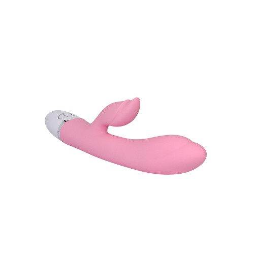 LoveToy - Dreamer II Vibrator Rose Red - Вібратор з кліторальним відростком, 21.5х3.5 ( світло-рожевий) - купити в Україні | Секс шоп SEX-SHOP.ua