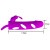 Pretty Love 5,5 "Vibrating Penis Sleeve Purple - Насадка на пенис, 14 см (фиолетовый)