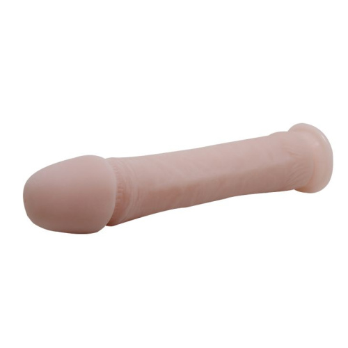 LyBaile The Big Penis - Реалистичный фаллос с вибрацией, 26х5.5 см (телесный)