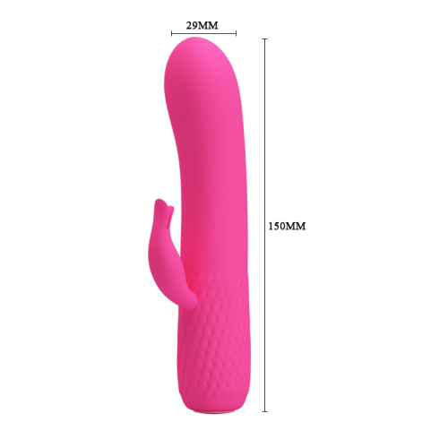 LyBaile Pretty Love Tim Pink - Маленький вибратор-кролик, 15х2.9 см (розовый)