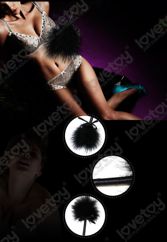 LoveToy - Deluxe Bondage Kit - БДСМ-набор из 3х предметов (чёрный) - sex-shop.ua