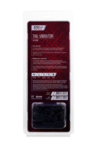 Toyfa - xBlack & Red, Vibrator, 6 vibration modes - Вибратор с плетью, 16х3.5 см (розовый)