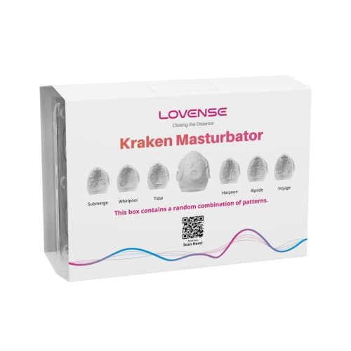 Lovense Kraken masturbator egg box - Набор мастурбаторов, 6 шт (белый) - sex-shop.ua