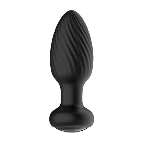 Nexus TORNADO Remote Control Rotating Butt Plug - Анальна пробка, 7,7 х3, 3 см (чорний)