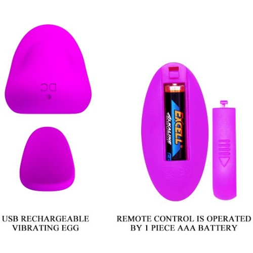 LyBaile Romance Lisa Remote Panty Massager Purple - Вибровкладка в трусики, 9.5х3 см (фиолетовый) - Купити в Україні | Sex-shop.ua ❤️