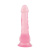 Hi-Rubber 7.7" Dildo Pink - Фаллоимитатор с мошонкой, 19,5 см (розовый) - sex-shop.ua