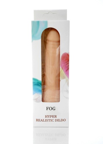 Boss Fog Dildo - реалістичний фалоімітатор, 19.5х4.5 см (бежевий)
