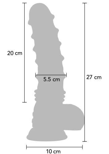 Вібратор Hidden Desire Dinosaur Monster, 27 см - купити в Україні | Секс шоп SEX-SHOP.ua
