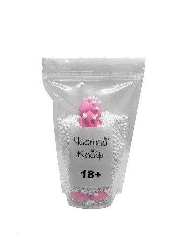 Чистый Кайф Pink size L - Крафтовое мыло-член с присоской, 16,5х3,8 см (розовый) - sex-shop.ua