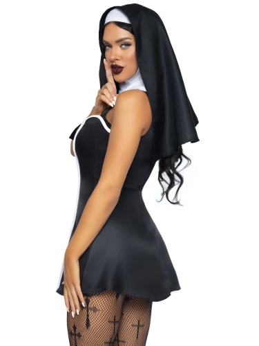 Leg Avenue - Naughty Nun - Сексуальный костюм монашки, S