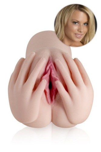 Real Body The Hottie - Реалистичный 3D мастурбатор приоткрытая вагина, 17 см