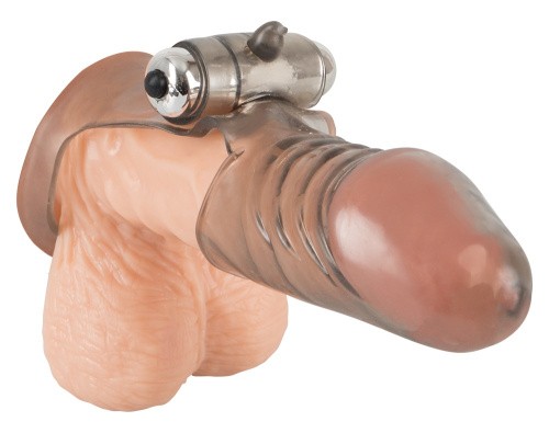 Orion Cock Sleeve With Vibration насадка на член со съемной вибропулей, 15х3.5 см