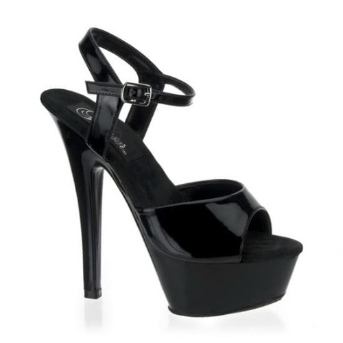 Ellie Shoes 711-FLIRT-BLACK-7 - Босоножки FLIRT, 37, (черный) - sex-shop.ua