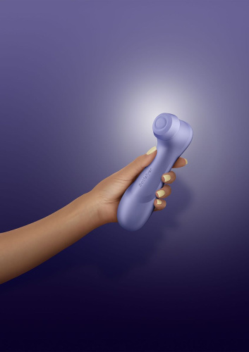 Satisfyer - Pro 2 Generation 3 Connect App - Вакуумний смарт стимулятор для клитора с вибрацией и Liquid Air (фиолетовый) - sex-shop.ua