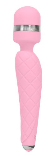 Pillow Talk Cheeky Pink- Вибратор-микрофон с кристаллом Swarovsky, 20,6х3,9 см. (розовый) - sex-shop.ua