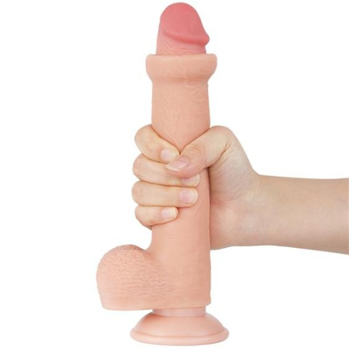 Фаллоимитатор Sliding-Skin Dual Layer Dong 9" Flesh, 22 см