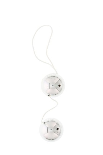 Vibratone Duo Balls Blistercard - Вагінальні кульки, 3,5 см (срібний) - купити в Україні | Секс шоп SEX-SHOP.ua