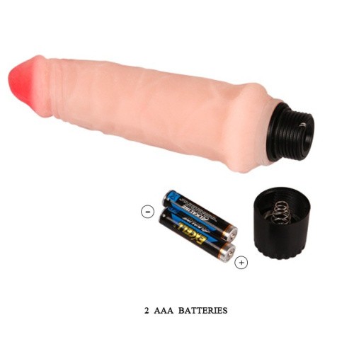 The Realistic Cock Flesh - Вибратор, 20 см (телесный)