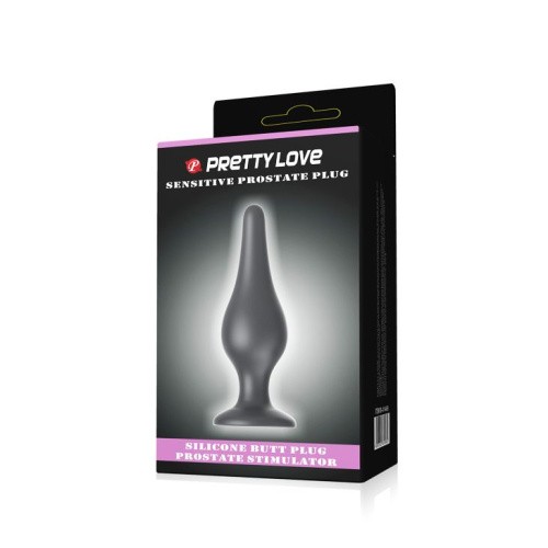 LyBaile Pretty Love Sensitive Prostate Plug Black - Анальна пробка, 14 см (чорний) - купити в Україні | Секс шоп SEX-SHOP.ua