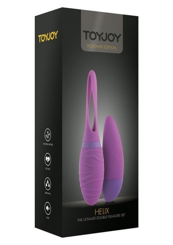 Виброяйцо с дистанционным вибропультом Helix Remote Vibrating Egg, 7х3 см (розовый) - sex-shop.ua