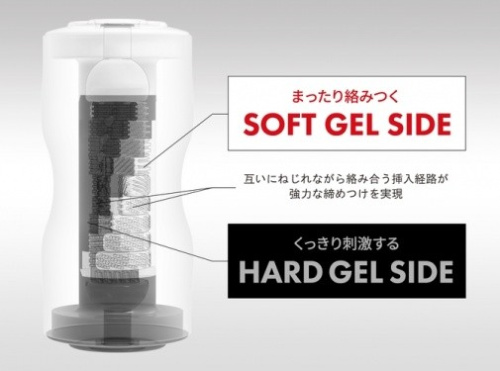 Tenga Dual Sensation Cup Extremes - Мастурбатор, 15.5х4.5 см - купити в Україні | Секс шоп SEX-SHOP.ua