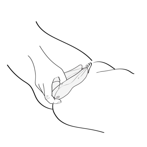 Shunga - Aiko Intimate Massager - Вібромасажер, 10.8х6.5 см (чорний)