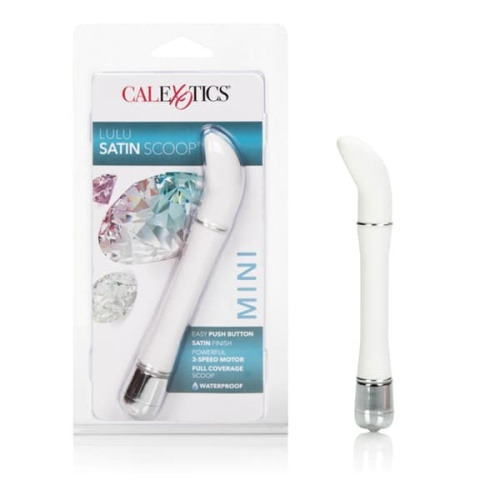 California Exotic Novelties Lulu Satin Scoop - Вібратор, 12.5х2 см (рожевий) - купити в Україні | Секс шоп SEX-SHOP.ua