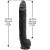 Dick Rambone - Фалоімітатор, 34х6,5 см (чорний)